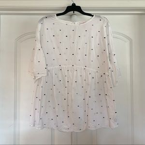 Flare Sleeve Maternity Shirt